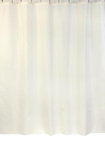 Штора для ванной комнаты Zalel YQL 61 180x200 см полиэстер, бежевая, бриллиант