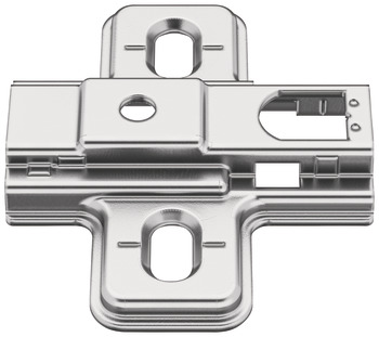Монтажная планка крестовая Metalla 110 SM, высота 2 мм, крепление шурупами, быстрый монтаж, Hafele, 311.71.513