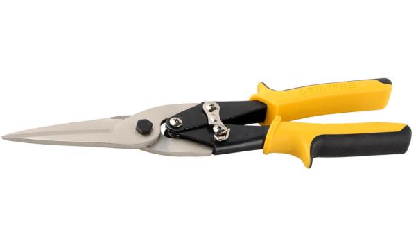 Ножницы по металлу двухрычажные HERCULES,  Cr-Mo, 290мм, прямые удлинённые, DIN 6438, STAYER Professional (23185-29)