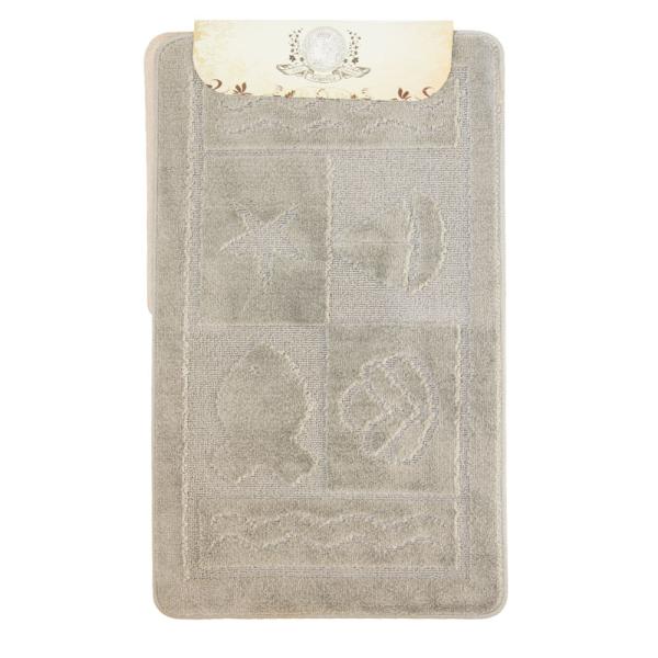 Набор ковриков Zalel 85х55, 55х45 см, серый