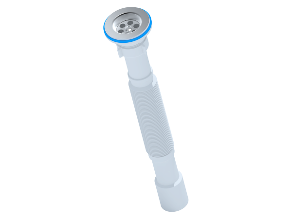 Сифон для умывальника Ани Пласт G207 гофрированный