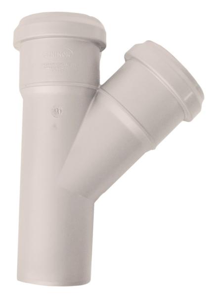 Тройник бесшум. D050 х 050 х 45`