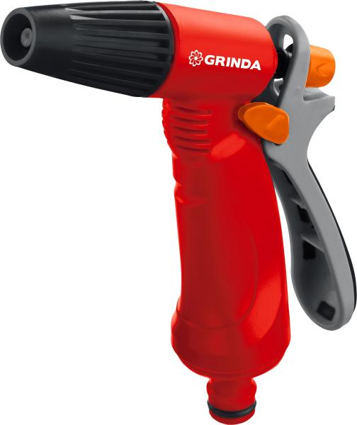 Пистолет поливочный GRINDA плавная регулировка, пластик. (арт.8-427361)