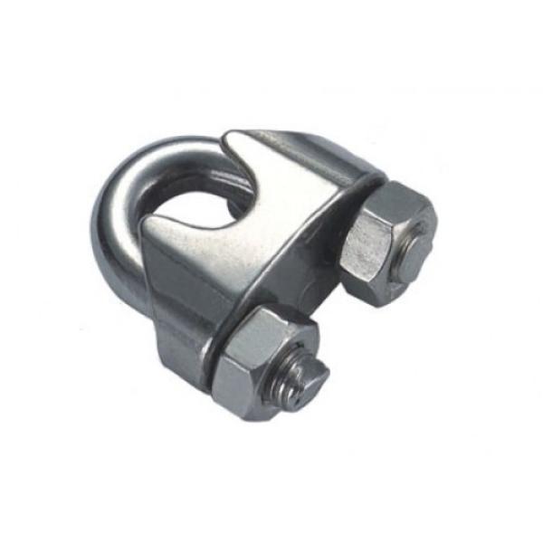 Зажим троса м 4 с 2-мя гайками  DIN 741 А4 нерж