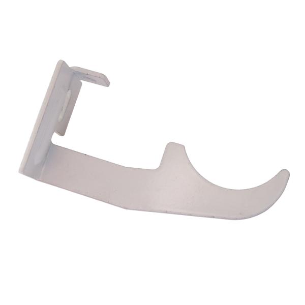 Кронштейн белый для алюминиевых(бимет) радиаторов (угловой)