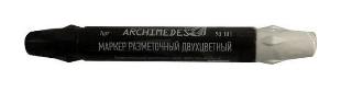 Маркер разметочный, ARHIMEDES, двухцветный, 90181
