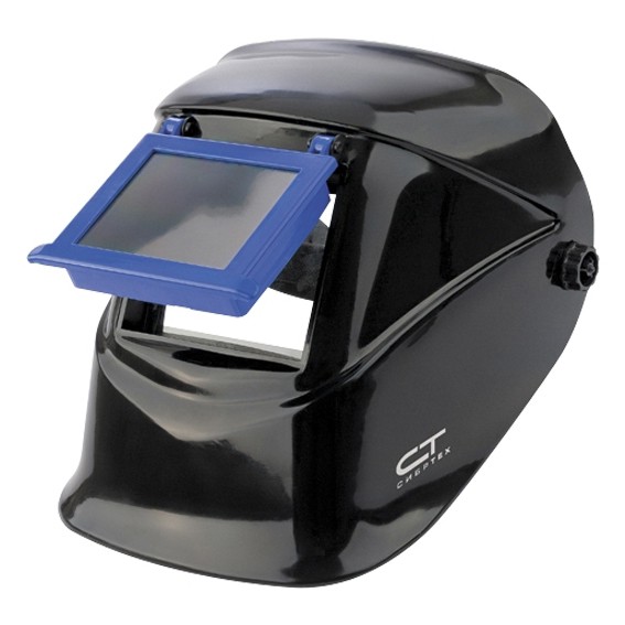 Щиток защитный для электросварщика с откидным блоком, стекло 110*90мм (89122) (Сибртех)