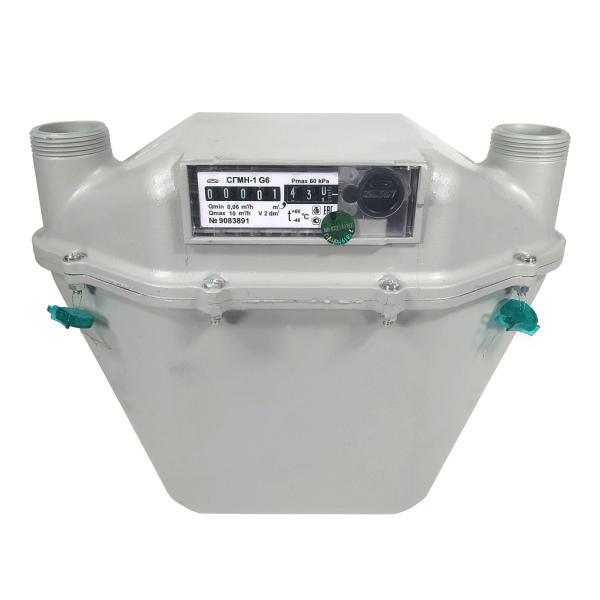 Счетчик газа G-6 СГМН-1 Минск Левый 250мм (1009-00) БЕЗ АДАПТЕРОВ