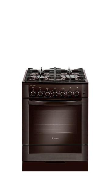 Плита кухонная газо-электрическая GEFEST 6502-02 0045 коричневая