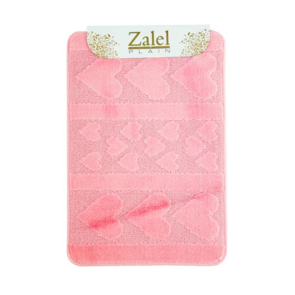 Коврик для ванной комнаты Zalel 85х55 см, розовый