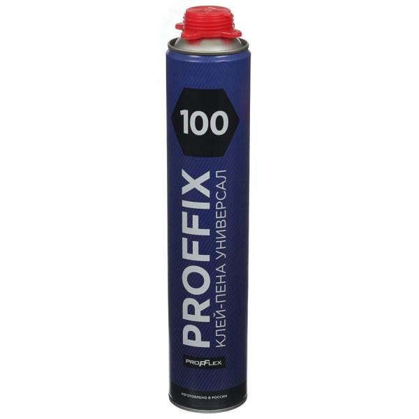 Клей-пена монтажная профессиональная Proffix 100, водостойкая, 850 мл, Profflex
