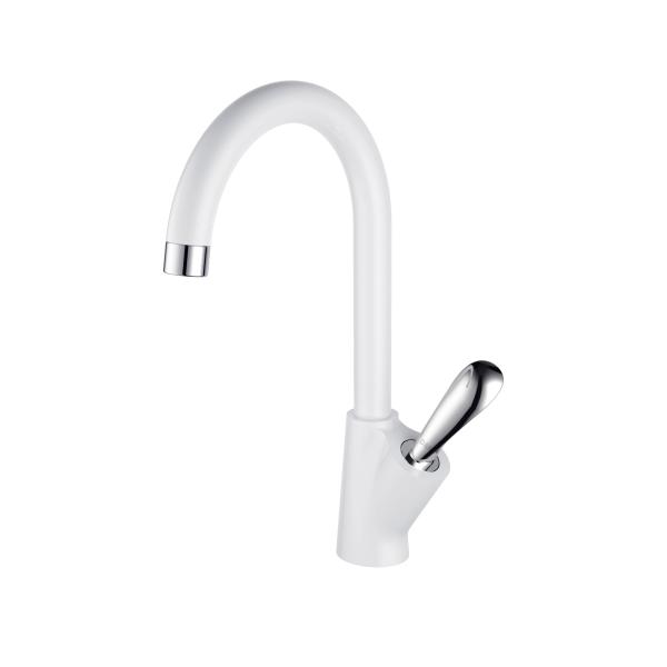 Смеситель дял кухни D&K Venice Baciano белый