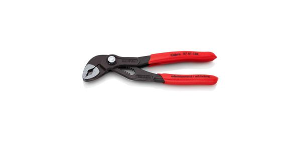 Клещи переставные 150 мм Cobra, фосфотированные, зев 32 мм, обливные ручки, Knipex