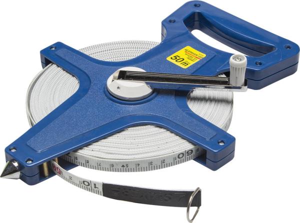 Лента мерная геодезическая 50 м, фиберглассовое полотно, Stayer