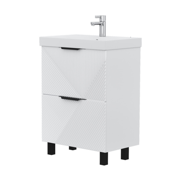 Тумба Volna Geometry 60.2Y под раковину Lake 60, tnGEOMETRY60.2Y-01