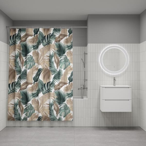 Штора для ванной комнаты Iddis BF06P18i11 180x200 см полиэстер, разноцветная