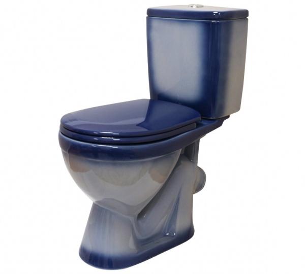 Унитаз-компакт Rosa Лира синий