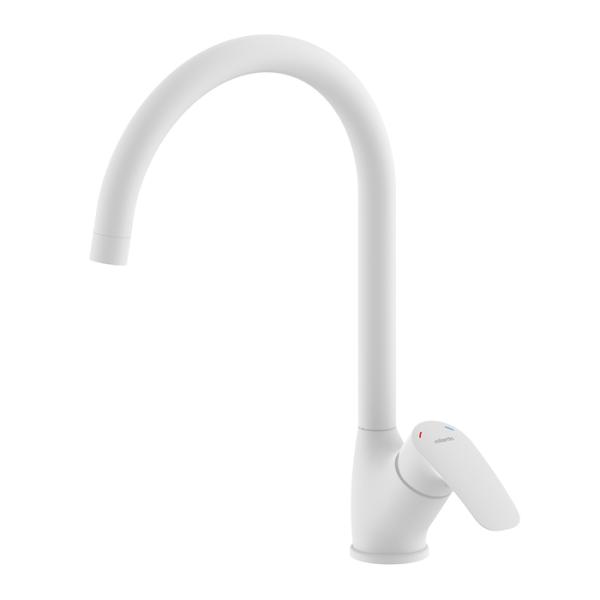 Смеситель для мойки Milardo Rora RORWT0JM05, белый