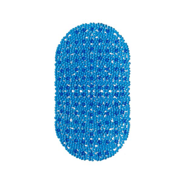 Коврик антискользящий в ванну Zalel 69x39 см, голубой BR-6939U