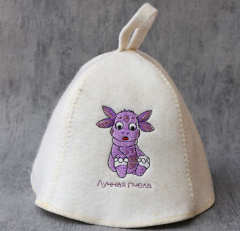 Шапка для бани ДЕТСКАЯ "Лунтик"