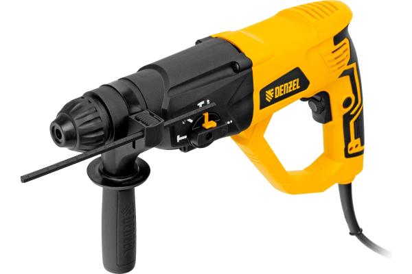 Перфоратор электрический RH-1050-26, SDS-plus, 1050 Вт, 3,2 Дж, 3 плюс 1 реж., Denzel