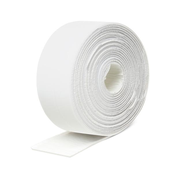 Лента бордюрная фигурная с комплектом уголков Unibob, белая, 38 мм х 3,35 м