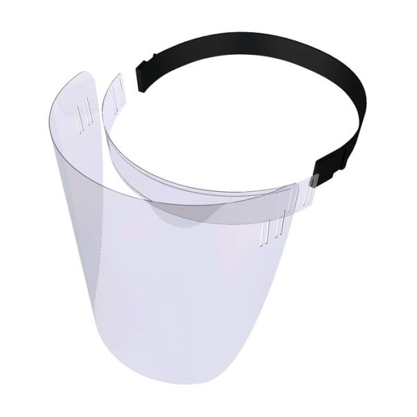 Маска-экран защитная для лица, Вертикаль , ПЭТ, с пенолоном, 210515