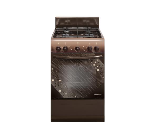 Плита газовая Gefest ПГ 5100 0018, коричневая, 50 см