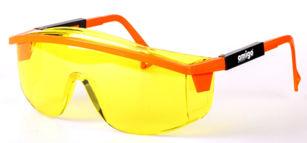 Очки защитные желтые, AMIGO