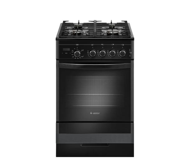 Плита газовая Gefest ПГ 5500-03 0044, черная, 50 см