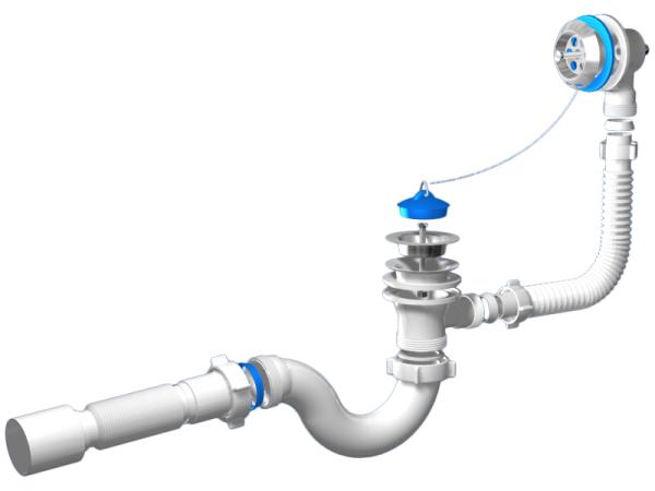 Сифон для ванны Ани E155 11/2''*40/50