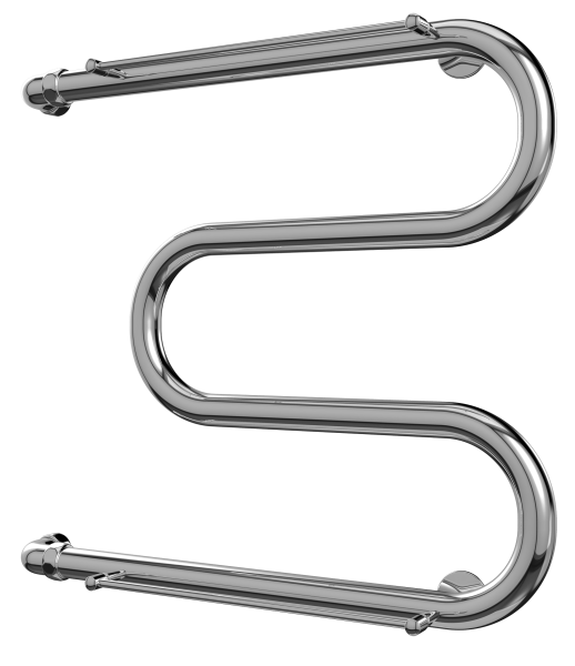 Полотенцесушитель водяной Terminus М-образный 500х600 мм, 2 полки