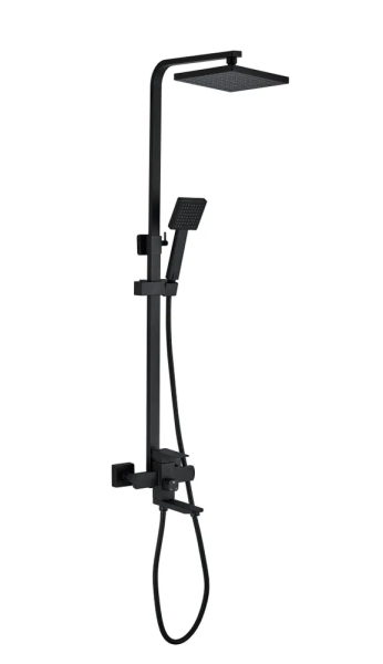 Душевая система EvaGold FS02B, чёрный матовый