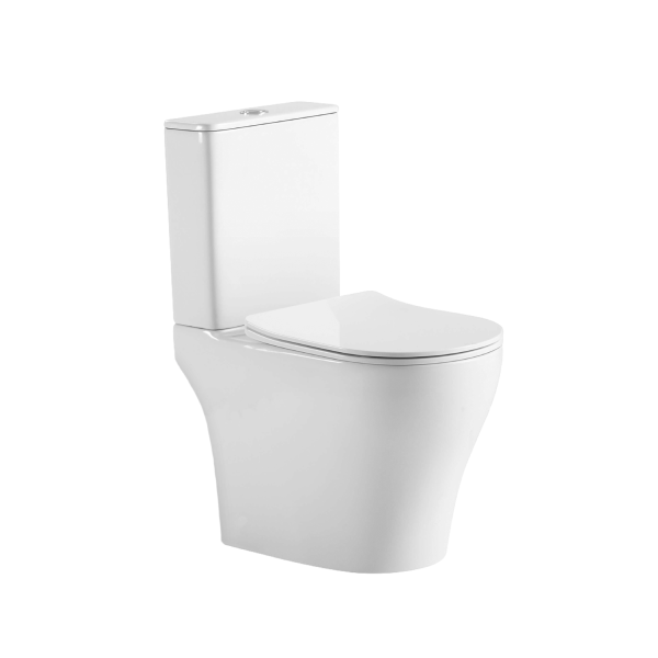 Унитаз-компакт PRATO Кодэ СО-6094А безободковый с микролифтом, смыв Торнадо