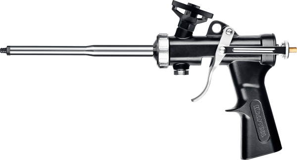 Пистолет "SUPER-KRAFT"  для монтажной пены, цельнометаллический (06853) (KRAFTOOL)