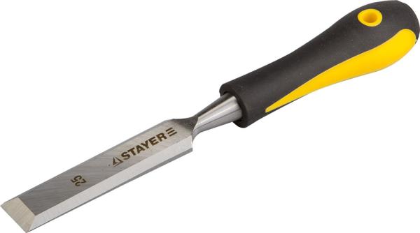 Стамеска-долото PRO-Cut 25мм, двухкомпонент. рукоятка, STAYER Profi (18205-25/18205-25_z01)