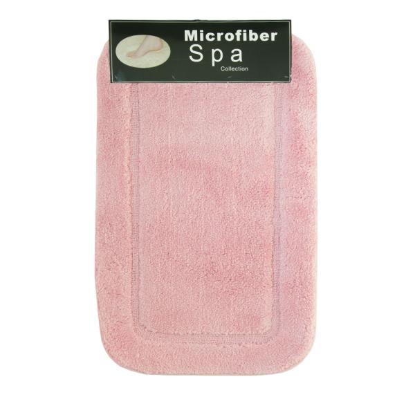 Коврик для ванной комнаты Zalel Lux Border 100х60 см, розовый