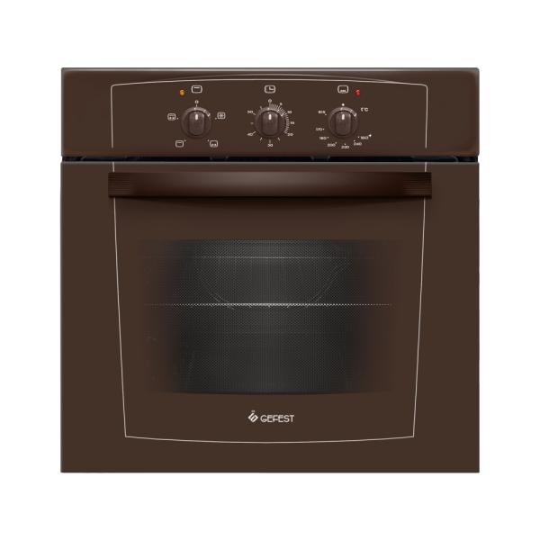 Духовка газоэлектрич. встр. "Gefest" ДГЭ 601-01 К коричневая
