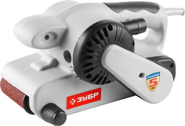 Машина ленточная шлифовальная ЗУБР ЗЛШМ-76-950, 950 Вт, лента 76х533 мм, коробка