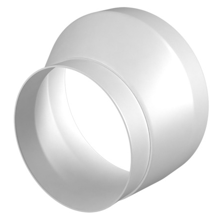 12,515РЭП, Соединитель эксцентриковый круглого воздуховода с круглым пластик D125/150 ERA