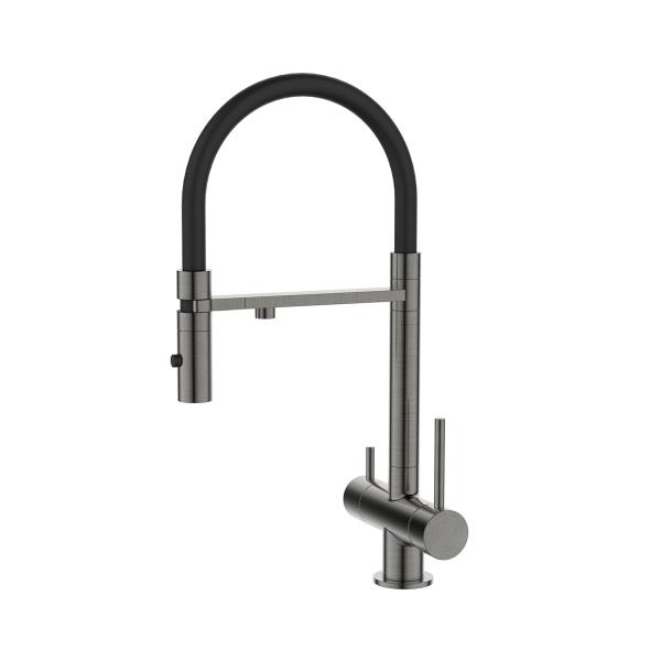 Смеситель для кухни Iddis Ace под фильтр ACEGMFFi05, графит матовый