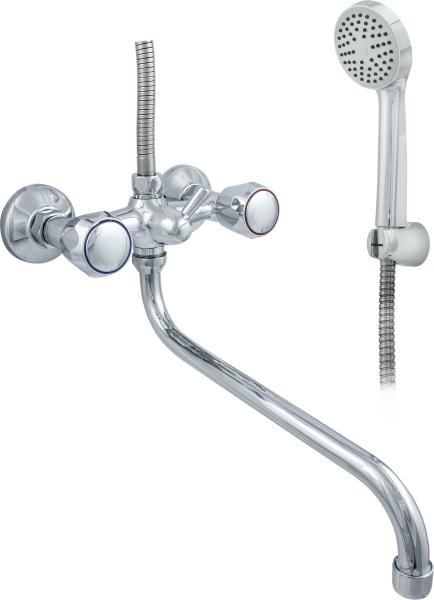 Смеситель для ванны ЦС-СМ 600/5-4 К М Глобо D-16, L300мм