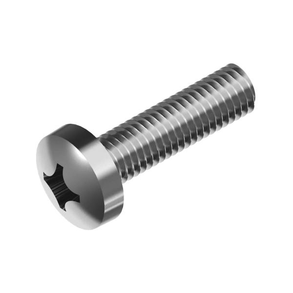 Винт с полукруглой головкой  8,0х 60, DIN 7985, А2, нержавейка