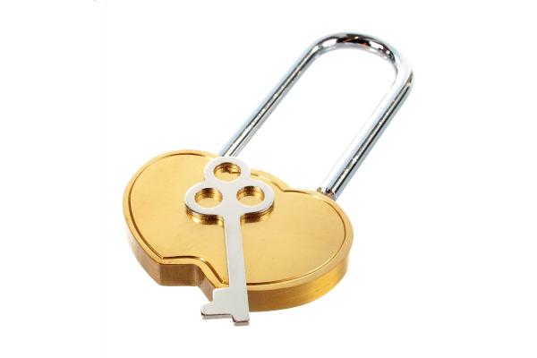 Замок навесной PDВ-33-60 "Сувенирный-СВАДЬБА", блистер, Apecs