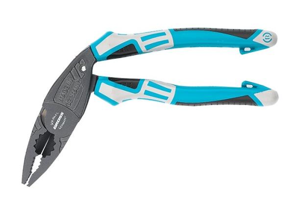 Плоскогубцы с изогнутой головой 200мм,трехкомпонентная рукоятка (16985) (GROSS)