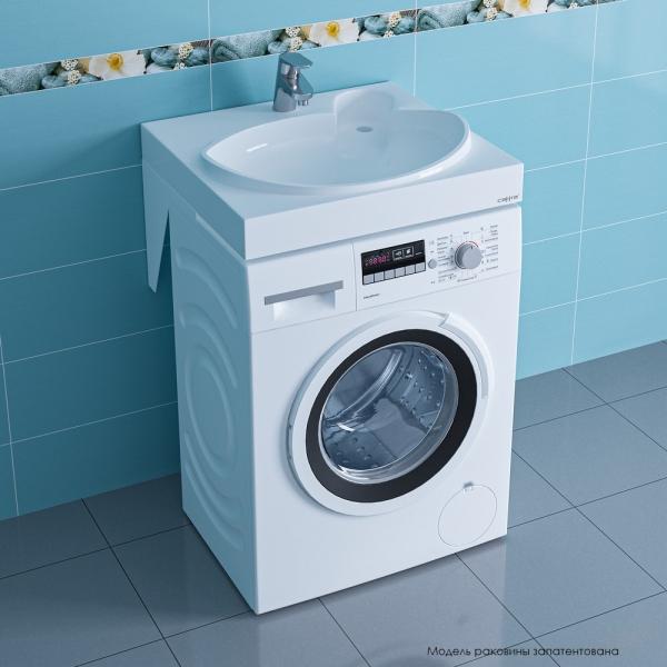 Раковина над стиральной машиной Санта "Сатурн" 600х110х550