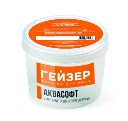 Сменная засыпка Гейзер Аквасофт, 750мл