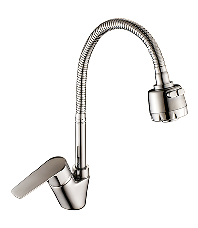 Смеситель для кухни Rossinka гибкий излив S35-26