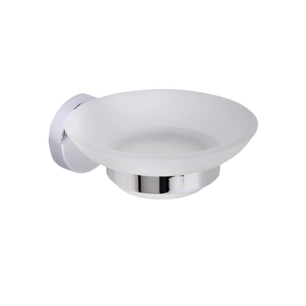 Мыльница АкваЛиния стекло хром F036