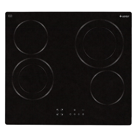 Панель варочная электрическая Gefest ПВЭ 4233 К6, черная